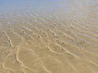 água cristalina no verão