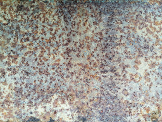 red rusty iron on metal plates. Background