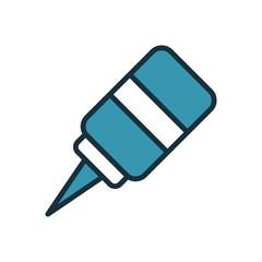 Glue icon or symbol vector design templates