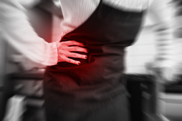 Injury while cleaning the house, kitchen and doing daily housework.