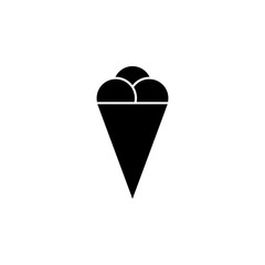 ice cream icon. Simple glyphvector of ban set for UI and UX, website or mobile application