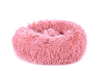pink cushion for dog