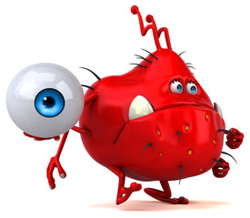 Fun germ - 3D Illustration