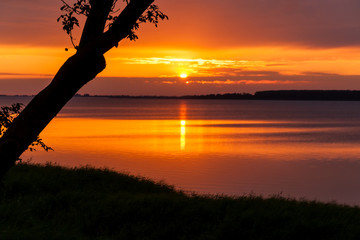Sonnenuntergang auf Rügen