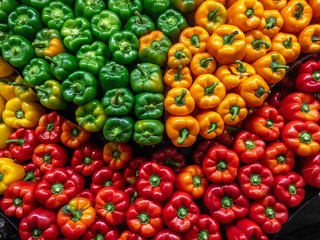 peppers at the market