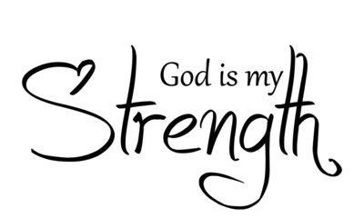 Christian faith, typography for print or use as poster, card, flyer or T shirt