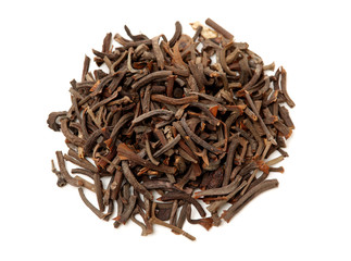 Fruit handle Cinnamomum cassia Pres isolated on white background