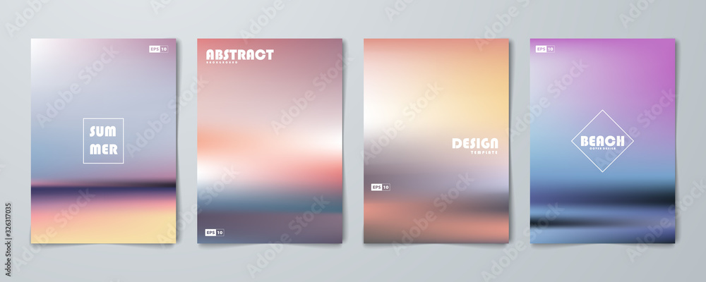 Poster abstract color template design of modern design background print page. illustration vector eps10