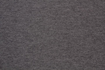 Plakat Fabric cotton fold, top view. Gray textile