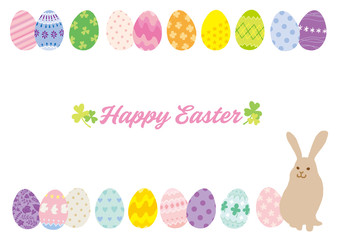 イースターエッグ 手描きフレーム