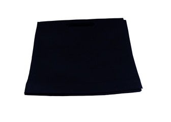 black eco friendly bags  white background 