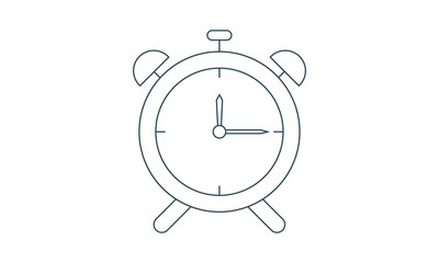 Wake up icon for alarm and morning routine illustrations