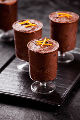 Chocolate And Orange Mousse