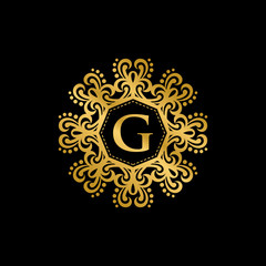 Luxury Logo template in vector for Restaurant, Royalty, Boutique, Cafe, Hotel, Heraldic, Jewelry, Fashion and other vector illustration