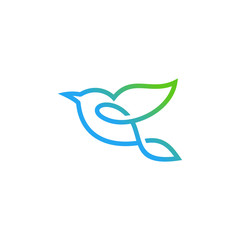 Bird Logo Template vector illustration