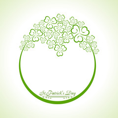 Vector illustration of Happy Saint Patrick's Day