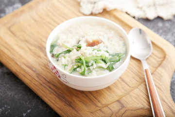 Pork and Preserved Egg Congee