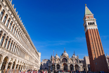St Mark's Square (Piazza San Marco) in Venice, Italy