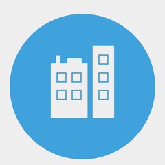 building icon vector illustration and symbol for website and graphic design