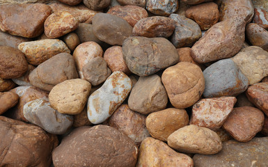 Fototapeta na wymiar texture and background of stones for floor, wall, landscaping.