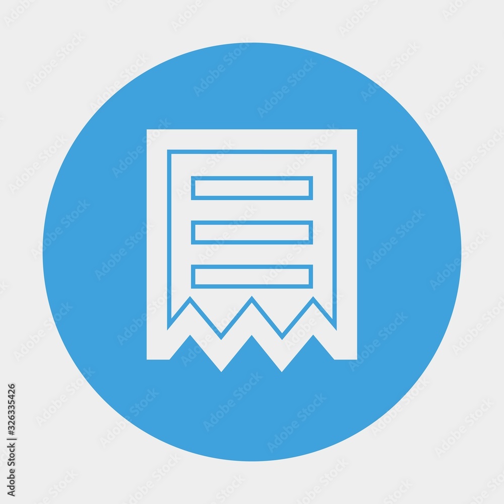 Poster file paper icon vector illustration and symbol for website and graphic design