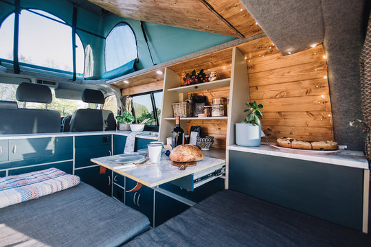 Campervan Interior Images – Browse 8,407 Stock Photos, Vectors, and Video