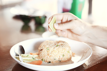 summer breakfast concept light food / bright photo, healthy food, morning, vigor, sport