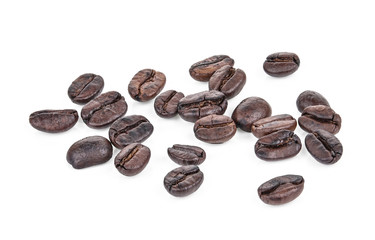 coffee beans  isolated on white background