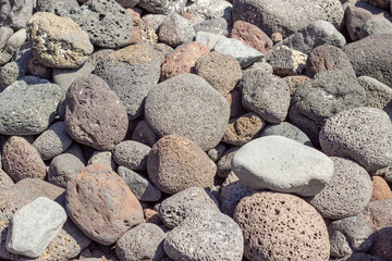 Textura de cantos rodados 