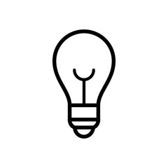 bulb icon design vector template