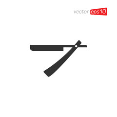 Barbershop Icon Logo Design Vector