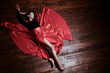 rest after a passionate dance