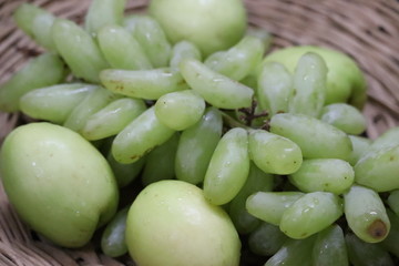 Green Fresh Grapes