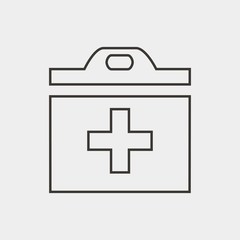 first aid icon vector illustration and symbol for website and graphic design