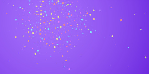 Festive confetti. Celebration stars. Colorful star
