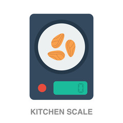 kitchen scale  flat icon on white transparent background. You can be used black ant icon for several purposes.	