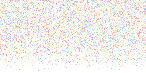 Festive confetti. Celebration stars. Colorful star