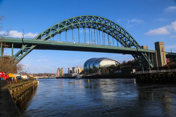 Naklejka na ściany i meble Tyne Bridge, Newcastle Upon Tyne, UK