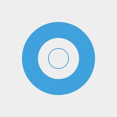 circle icon vector illustration and symbol for website and graphic design