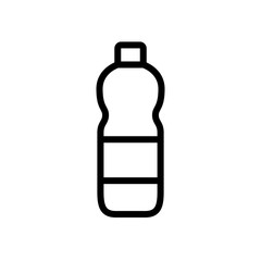 Bottle icon line style