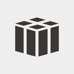 gift icon vector illustration and symbol for website and graphic design