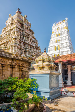 View at the Hindi Temples in Munneswaram complex in Chilaw - Sri Lanka