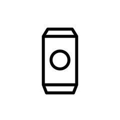 canned drink line icon