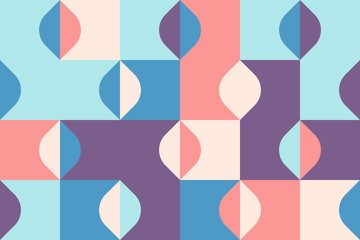 Repetitive Abstract Vector Pattern Design