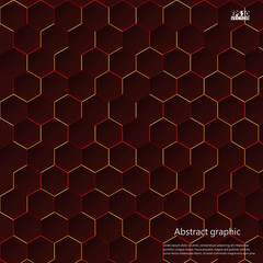 Graphic illustration with geometric pattern. Eps10 Vector illustration.