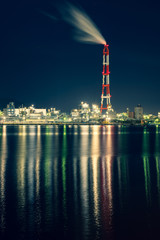 北九州市 洞海湾 工場夜景 Wall Mural Wallpaper Murals 徹郎 首藤