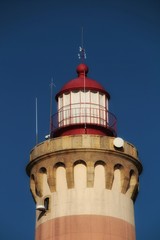 Fototapeta na wymiar Beautiful and colossal Aveiro beach lighthouse