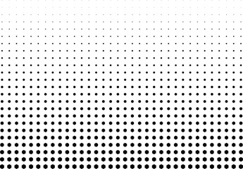 Abstract halftone dotted background. Monochrome pattern with hexagon.  Vector modern futuristic texture for posters, sites, business cards, postcards, labels and stickers. Design mock-up layout.