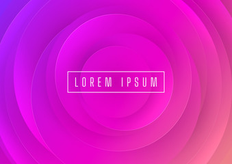 Abstract multicolored vector background with radial elements and frame foe text or message. Can be used for cover, poster, invitation, greeting, flyer and etc.