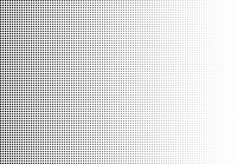 Abstract halftone dotted background. Monochrome pattern with square.  Vector modern futuristic texture for posters, sites, cover, business cards, postcards, interior design, labels and stickers.